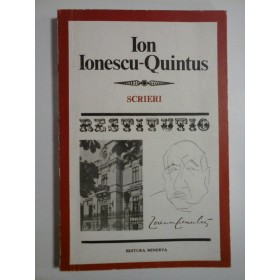 RESTITUTIO - ION IONESCU-QUINTUS